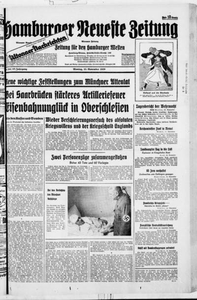 Altonaer Nachrichten Hamburger Neueste Zeitung Europeana