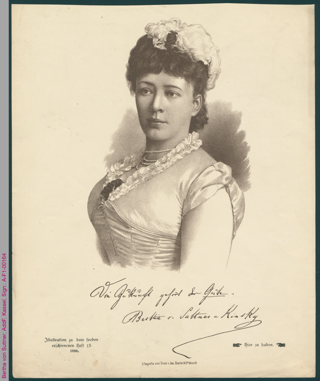 Portr T Von Bertha Von Suttner Europeana