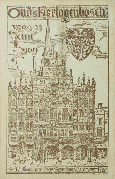 Prent Van Oud S Hertogenbosch Ter Gelegenheid Van De Viering Van Het