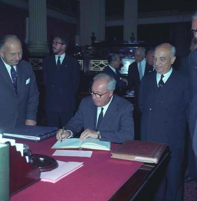 Visita Di Stato Del Presidente Giuseppe Saragat E Del Ministro Degli