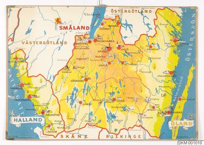 Karta Småland Halland | Karta 2020