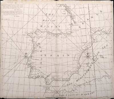 [Spain [Material cartográfico] : Sea ChartEspaña. Cartas náuticas. Ca. 1700