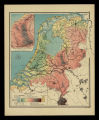 Nederland: Hoogtekaart = [Carte hypsométrique des Pays-Bas, tirée de P.R. Bos Atlas der Gehele Aarde arrangé par P. Eibergen]