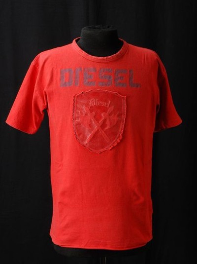 Meter totaal Oxideren Rood t-shirt, merk Diesel, maat M | Europeana