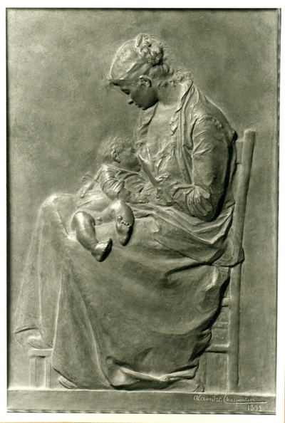 Mor ammande sitt barn (Jeune Femme allaitant son Enfant) (1892)