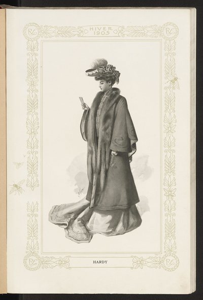 Katalog ubiorów damskich firmy Révillon Freres na sezon zimowy 1905