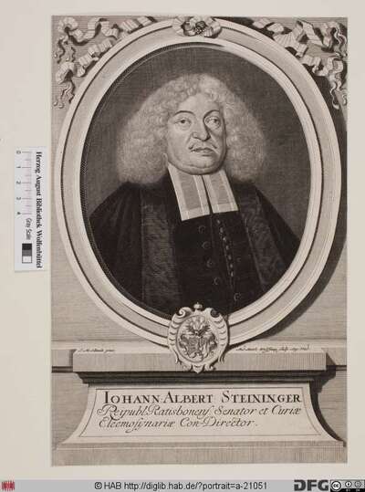 Bildnis Johann Albrecht Steininger d. J.