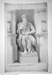 Concorso Accademico 1725, Terza Classe: Die Statue des Moses von Michelangelo Buonarroti in San Pietro in Vincoli, secondo premio