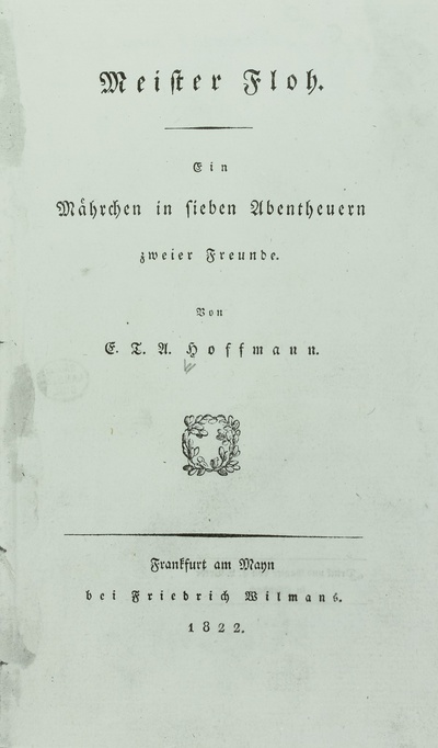 Meister Floh, Titelblatt der Erstausgabe