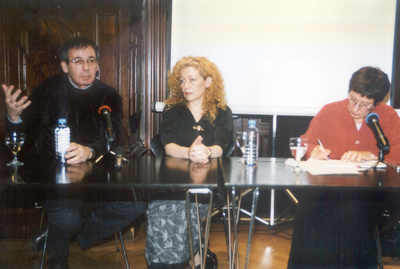 Yehuda Koren (Israel), Eilat Negev (Israel), Erica Fischer; alle Schriftsteller