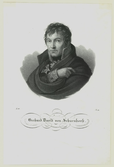 Porträt von Gerhard David von Scharnhorst