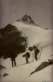 A group of hikers in the mountainsUn gruppo di escursionisti in montagna