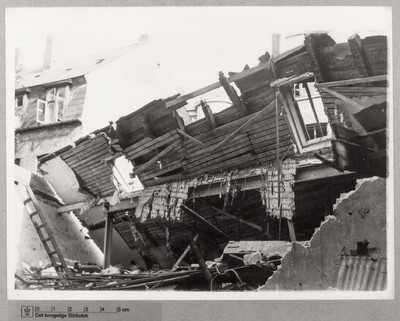 Ødelæggelse efter sabotage på Svejseriet Felix Møller på Åboulevard 43, 24. august 1943