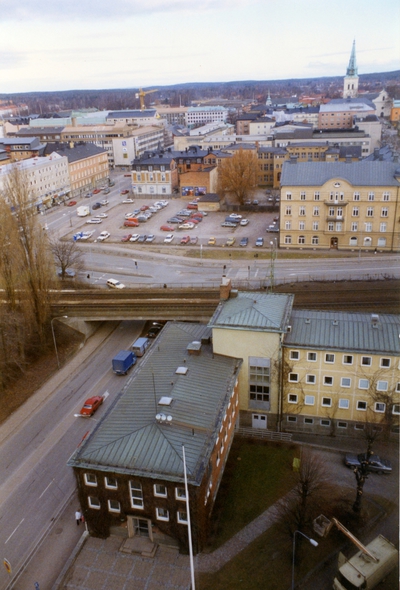 Vy från Löfbergsskrapan 26 februari 1991.