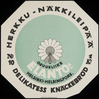 etikettiHerkku-näkkileipää -etiketti