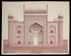 Entrance Gateway To The Taj Mahal Agra 1763 Europeana