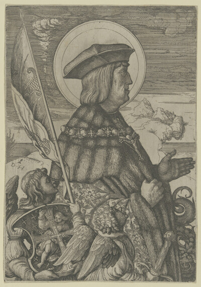 Profiling of Emperor Maximilian I as Saint George