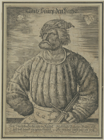 Portrait of Kunz von Rosen as Klaus Sturtebek