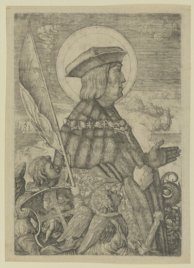 Profiling of Emperor Maximilian I as Saint George