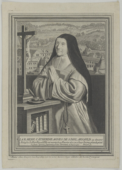 Portrait of Catherine Agnes de S. Pavl Arnavld