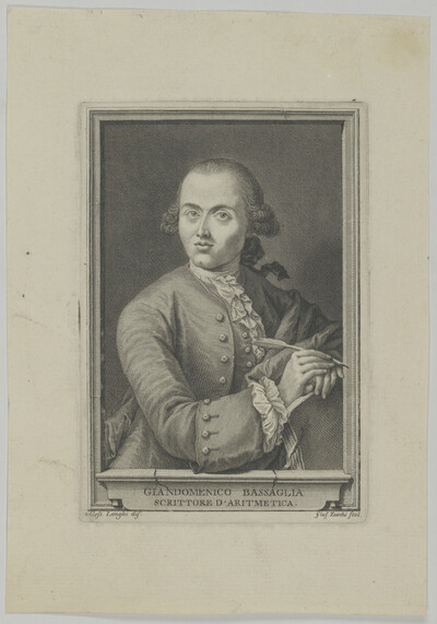 Portrait of Giandomenico Bassaglia