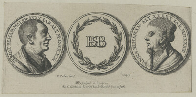 Double image of Sebolt Beham and Anna Beham