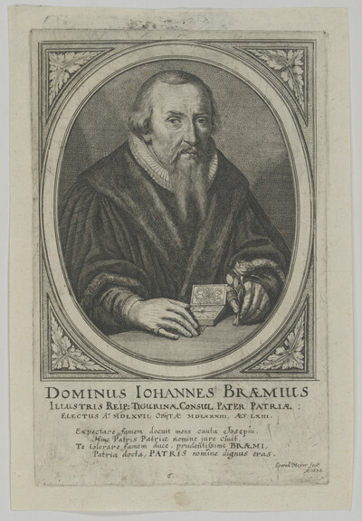 Portrait of Iohannes Braemius