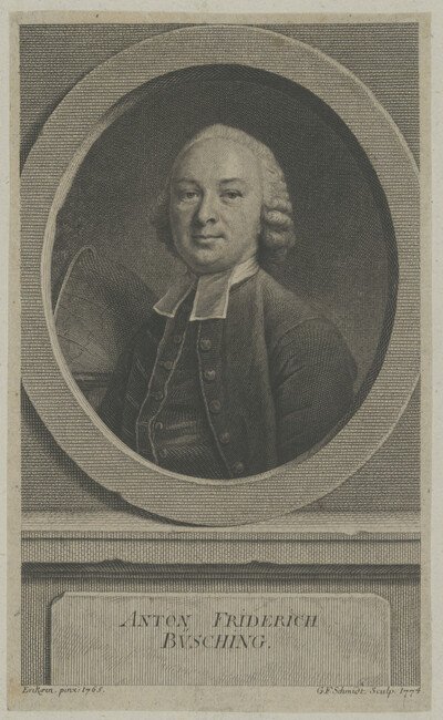 Portrait of Anton Friderich Büsching