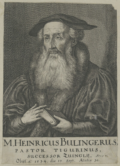 Portrait of Martinus Bullingerus
