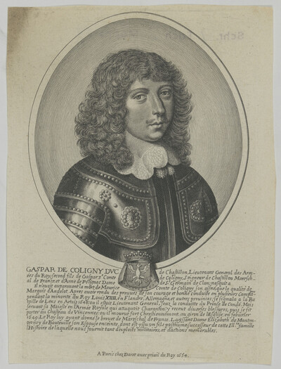 Portrait of the Gaspar de Coligny
