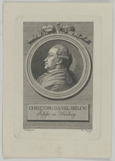 Portrait of Christoph Daniel Ebeling