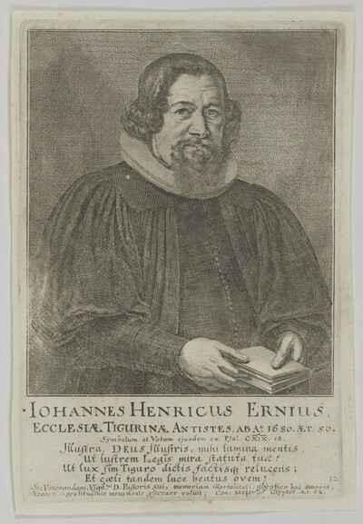 Portrait of Iohannes Henricus Ernius