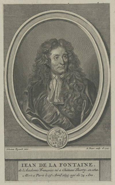 Portrait of the Iean de La Fontaine