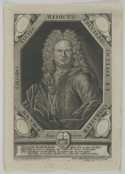 Portrait of Iohann Georg Fuchs