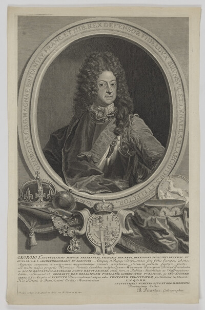 Portrait of Georgiv I, Magna Britannia Rex
