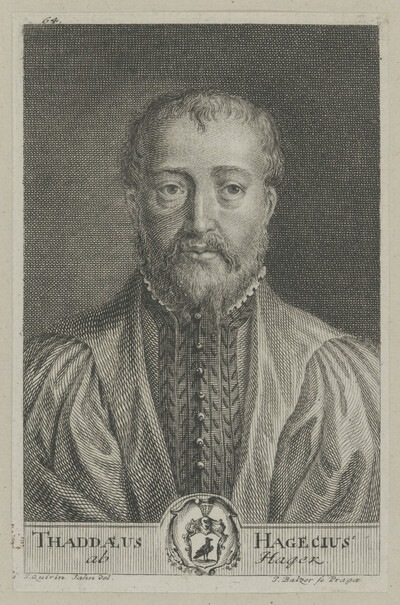 Portrait of Thaddaeus Hagecius