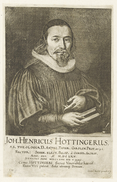 Portrait of Joh. Henricus Hottingerus