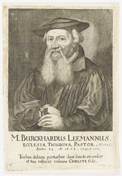 Portrait of the Burckhardus Leemannus