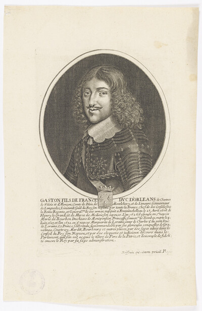 Portrait of Gaston d 'Orleans
