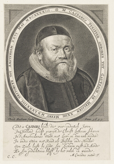 Portrait of Casparus Pfeiffer