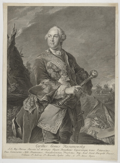 Portrait of Cyrillus Rasumowksy