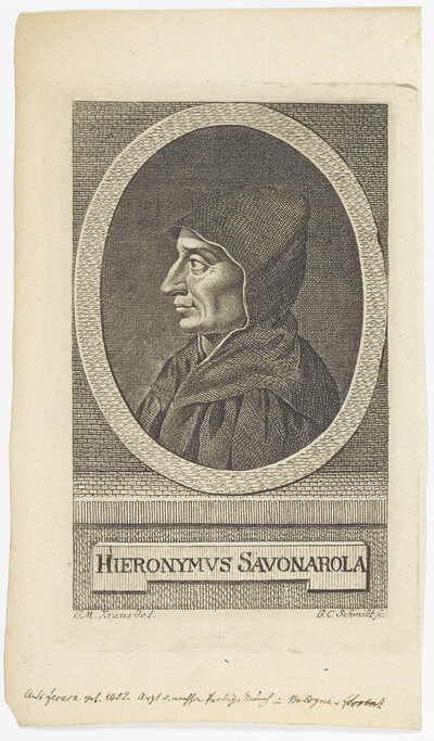 Portrait of Jerome Savonarola