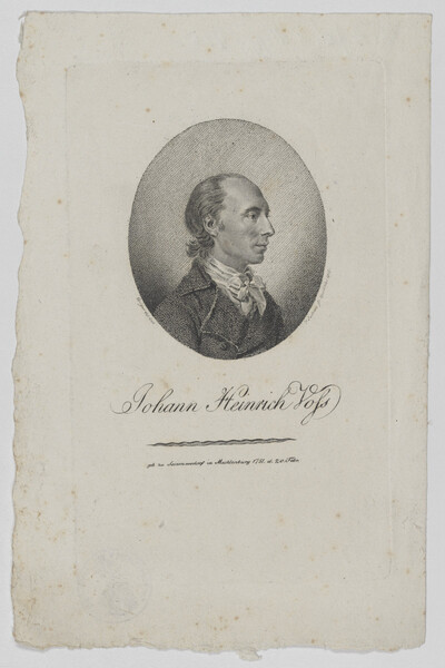 Portrait of Johann Heinrich Voss