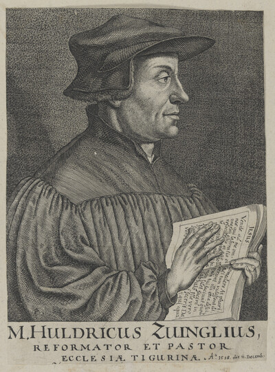 Portrait of Huldricus Zuinglius