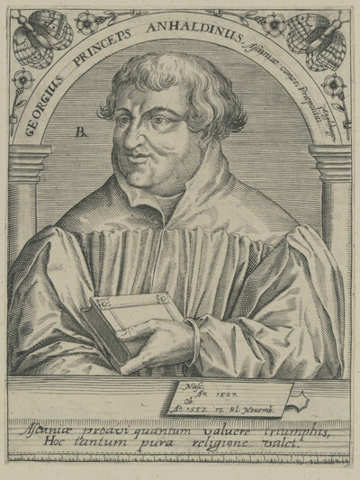 Portrait of Prince George III of Anhalt
