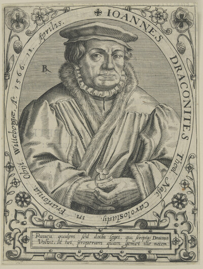 Portrait of Johann Draconites
