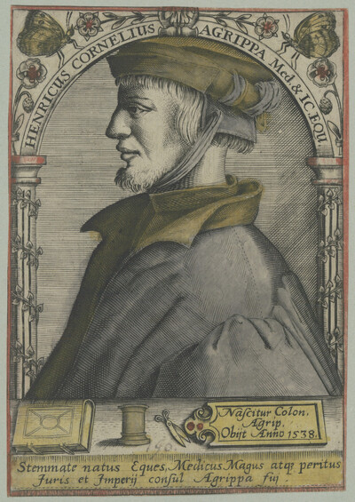 Portrait of Heinrich Cornelius Agrippa von Nettesheim