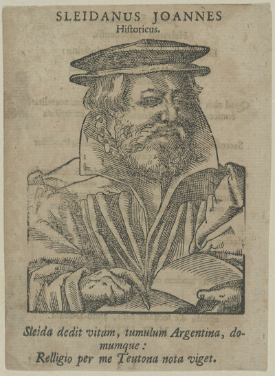 Portrait of Joannes Sleidanus