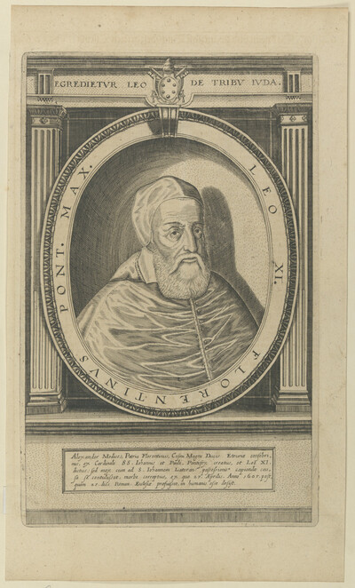 Bildnis des Papstes Leo XI.