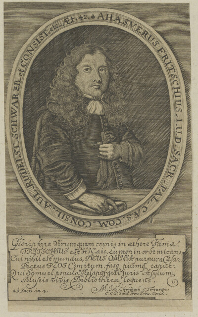 Portrait of Ahasverus Fritschius